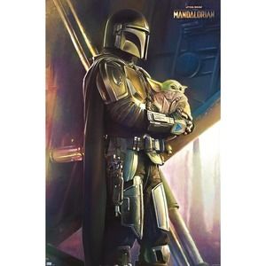 Star Wars The Mandalorian - Held Wall Poster